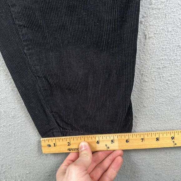 Free‎ People Overalls Women’s Small Black Corduroy Pleated Pockets Tie Strap - Picture 14 of 16